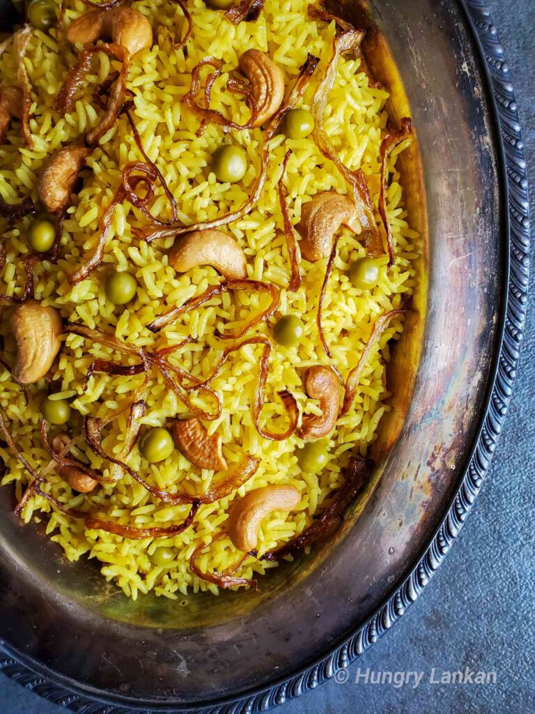 Sri Lankan yellow rice