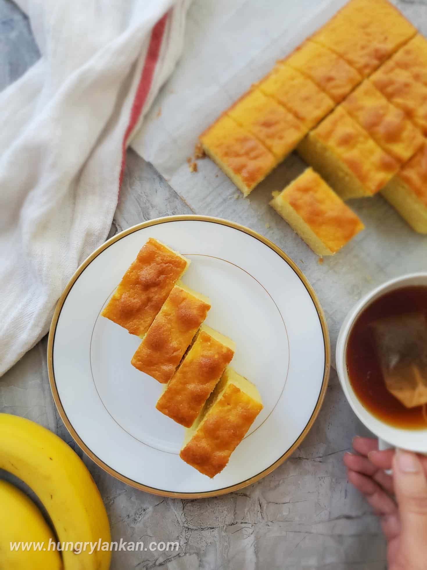 Easy moist sri lankan butter cake