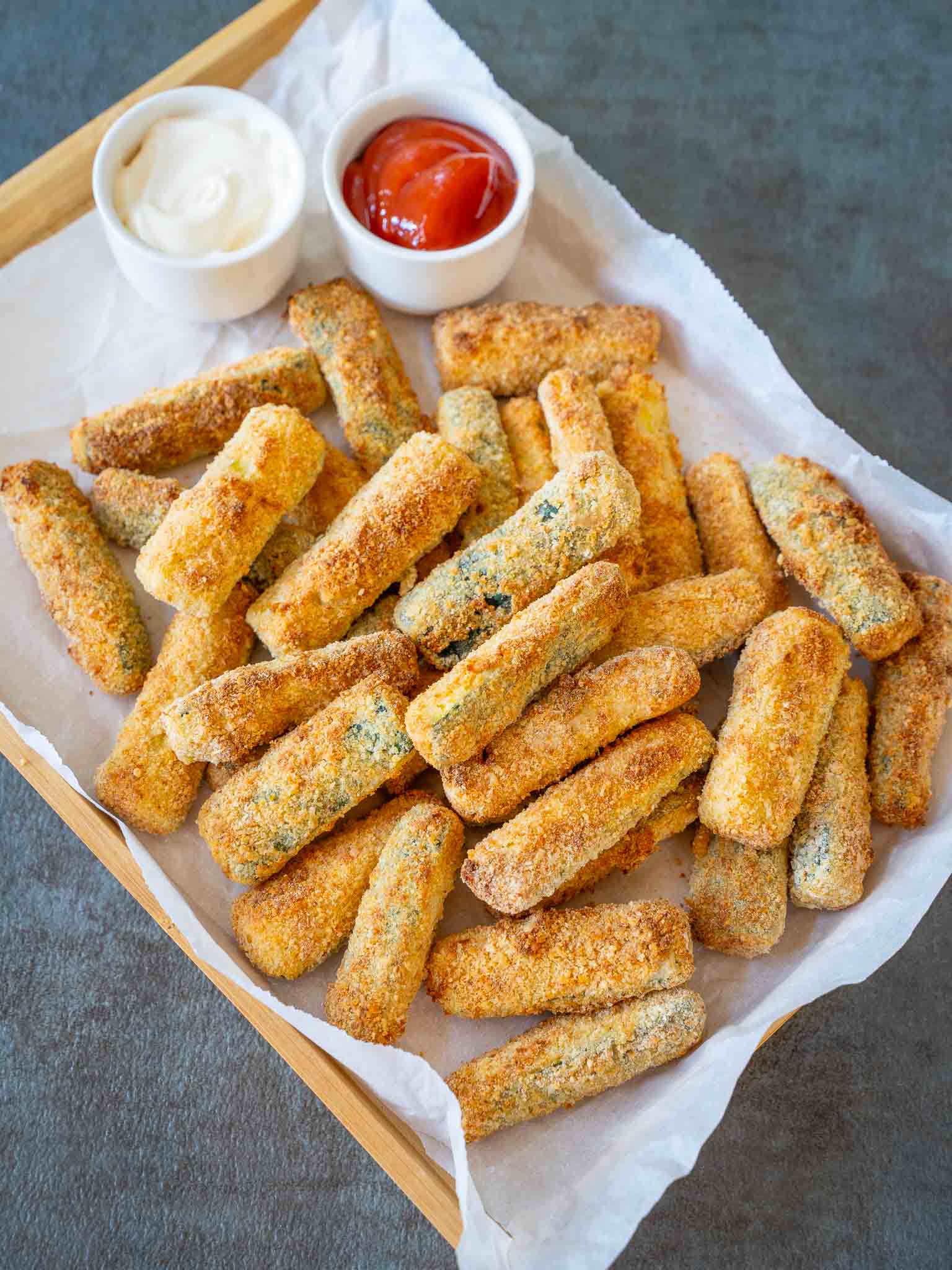 Zucchini fries in Air Fryer